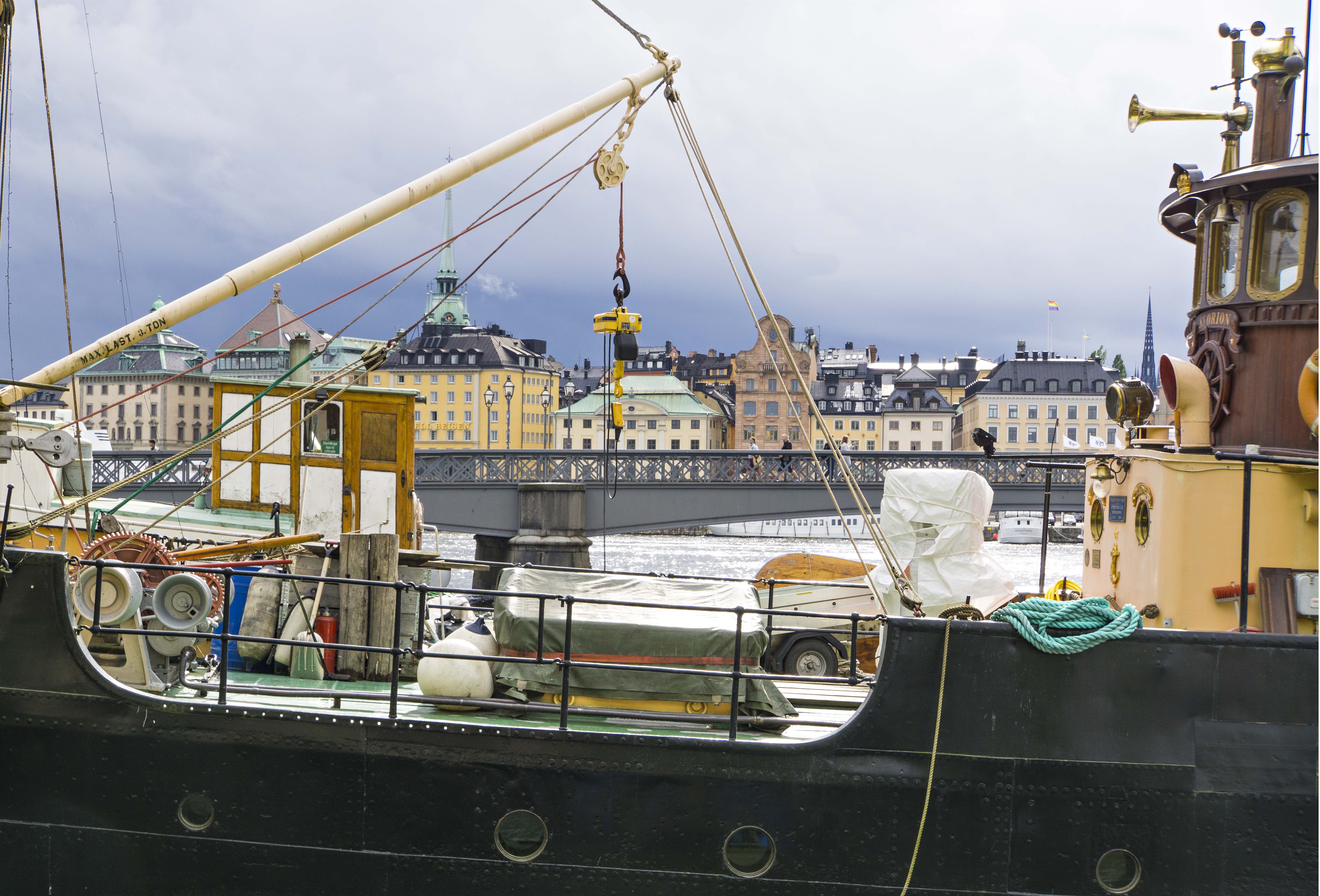 !plats för Skeppsholmen mot...